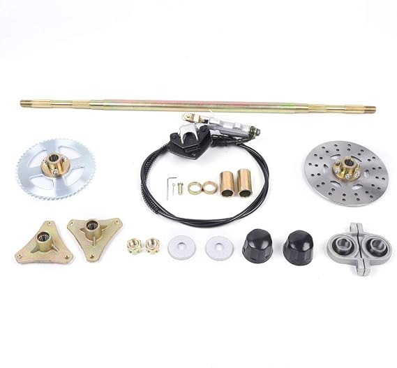 Kart Rear Axle Kit for 4 Wheel ATV Motocross Motorcycles Karts 29 in.