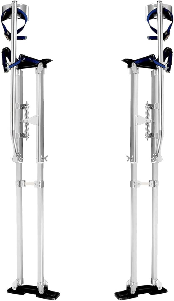 48"-64" Aluminum Alloy Drywall Stilts for Working at High Places