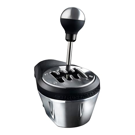 Thrustmaster TH8A Shifter, H-Pattern & Sequential Add-On - PS5, XBOX & PC | 100% metal build, H.E.A.R.T magnetic sensors, 2 modes in 1, compatible with all racing wheels, secure table or stand mount