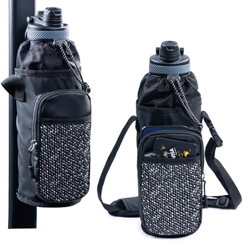Magnetic Gym Bag Bottle Holder - Phone Holder - Bottle Sling Bag Essentials, Gym Gifts for Men and Women