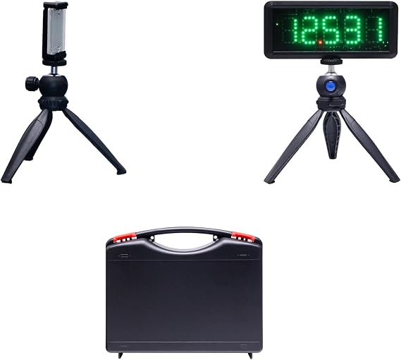 Laser Sprint Timer, Electronic Laser Stopwatch for 40Yard StraightLine Shuttle Runs, Lap & Speed Training, Track Field, Running, Basketball, Soccer and Roller Skating