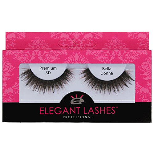 Elegant Lashes Bella Donna Premium 3D Lashes | Thick Brown Double-Layer Multi-Dimensional Cruelty-Free False Eyelashes