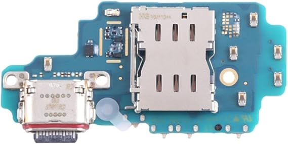 fonefunshop Charging Port Compatible with Samsung Galaxy S24 Ultra 5G SM-S928B PCB Board, Silver, cp-s24u