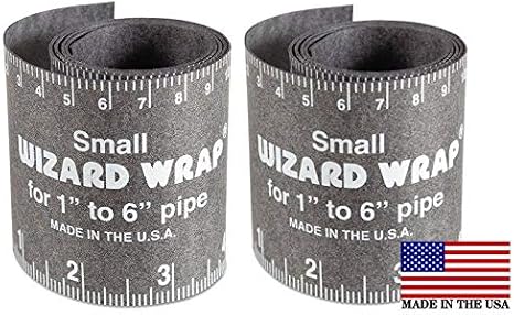 2 EACH Flange Wizard WW-16 Small Wrap 30 Long x 2-5/8 Wide For Pipe 1 to 6 Diameter