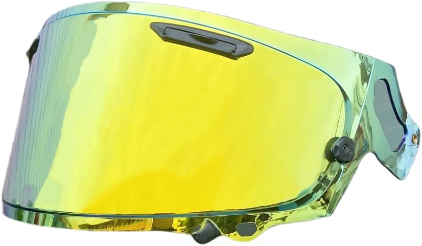 Motorcycle Helmet Visor, RX7X Visor for RX-7X RX-7V NEO XD VAS-V Helmet Shields Capacete Moto Windshield High Strength Motorbike Helmet PartsBlack-Day use onlyRevo Deep Gold-Day use only
