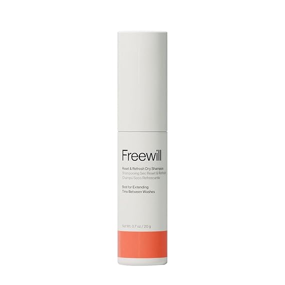 Freewill Reset and Refresh Dry Shampoo for Oily Hair, 0.7 oz
