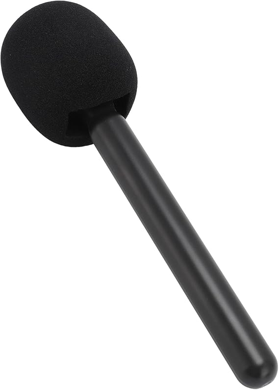 Microphone Interview Handle Interview, Mic Handheld Adapter,Mic Adapter with Windshield Foamfor Rode II