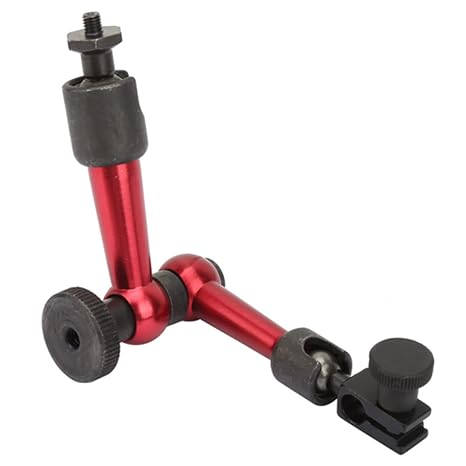 Magnetic Base Holder for Test Indicator M5 Thread Universal Flexible Arm Stand for Dial Indicator