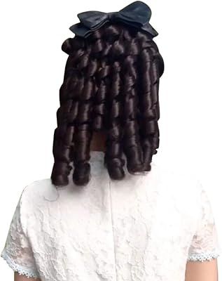 Romantic Ringlet Hairpiece with Hair Pin 18th Century Colonial Lady Regancy Costume Civil War Ball Gown Half Wig 1223Black Romantic