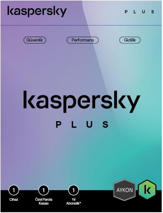 KASPERSKY Plus 2025 Antivirüs Yazılımı Sınırsız VPN Dahil 1 Kullanıcı 1 Yıl Lisans