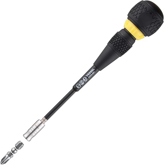 (US Model) VESSEL BALL GRIP Interchangeable Ratchet Screwdriver