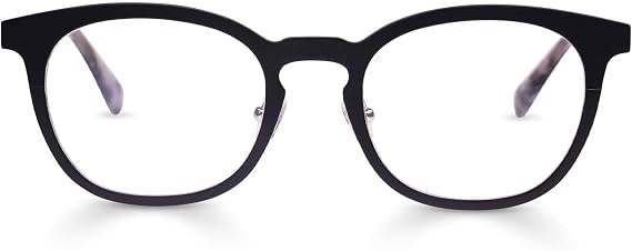eyebobs - Alloy Ally | Premium Reading Glasses for Men and Women | Round Frame for Average Faces | Available in 0.0x - 4.0x