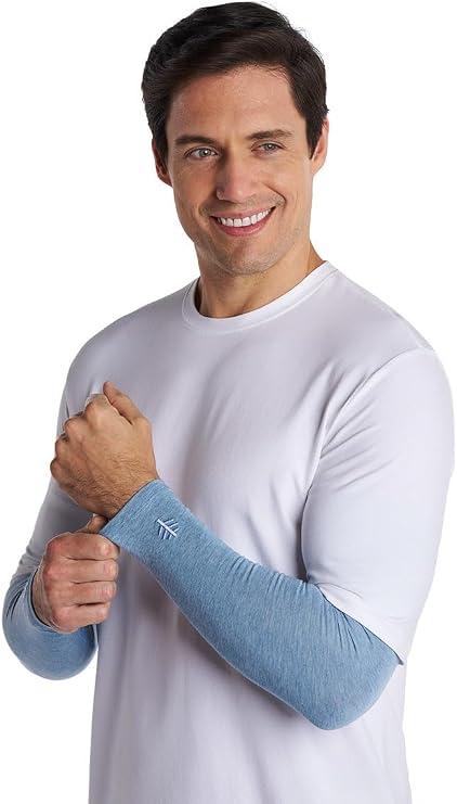 Coolibar Men's Sun Arm Sleeves - UPF 50+ Sun Protection - Navagio