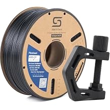 Siraya Tech Fibreheart ABS-CF Core Black Filament - 20% Carbon Fiber Reinforced ABS, Superior Strength with Enhanced Layer Adhesion, 1.75mm, 1KG Spool