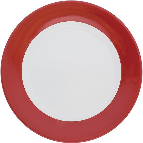 KAHLA Porcelain Pronto Colore Dinner Plate, Tropical Style, 26 cm, Solid Pattern, Reusable, Oven & Microwave Safe