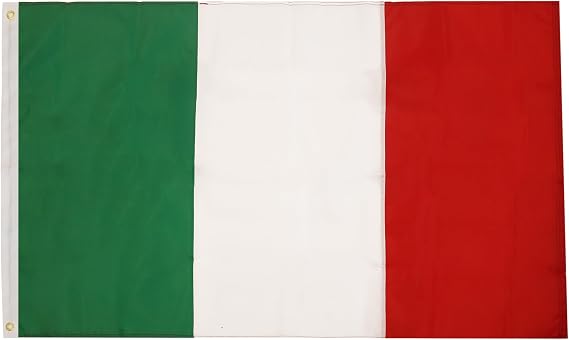 AZ FLAG - Italy Flag Premium - 3x5 Ft - Sewn Stripes - For Outdoor - Italian Banner Nylon 20DD with Two Grommets - Vivid Colors - 3' x 5' Feet - 150x90 Cm