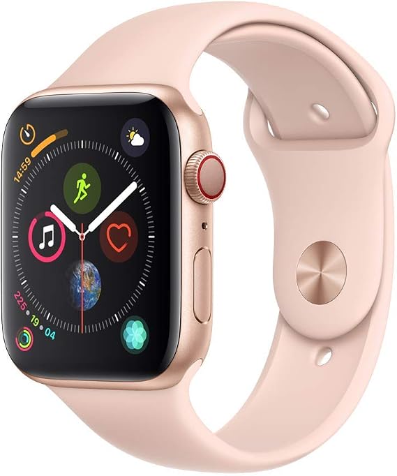 Apple Watch Series 4 (GPS + Cellular, 44mm) - Gold Aluminum Case with Pink Sand Sport Band