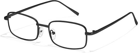 Chicid Fashion Blue Light Glasses for Women, Blocking Eyewear Y2k Office-Siren Aesthetic Rectangle Glasses Metal Frame