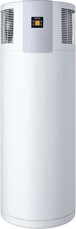 Stiebel Eltron 233058 Accelera 220 E Heat Pump Water Heater; 240V; 324 CFM; 58-gallon Capacity; 15A Circuit Braker; Temperature Range Between 42 and 108 Degrees Fahrenheit; Digital Display