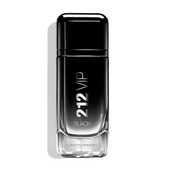 Carolina Herrera 212 VIP Black Men Eau de Parfum, Launched in 2017, Multi, 3.4 Fl Oz