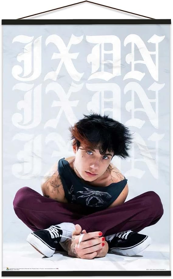 JXDN - Sitting Poster - Officially Licensed - 24" x 36" with Poster Hanger Black Color