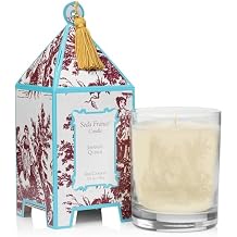 Seda France Classic Toile Pagoda Box Candle, Japanese Quince, 10.2 Ounce
