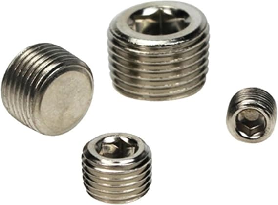 hexagonal pipe plug 10 PCS Pneumatic Inner Hexagon Plug 01 1/8" 02 1/4" -03 3/8" -04 1/2"(BD-03)