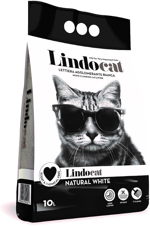 Lindocat Natural Kalın Taneli Kokusuz Topaklanan Kedi Kumu 10L