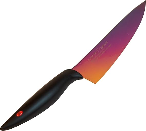 SUMIKAMA Kasumi Titanium Coated Sword Knife, 7.9 inches 20 cm, Opal, Rust-resistant, Made in Japan, Seki City, Gifu Prefecture, 22020/RA