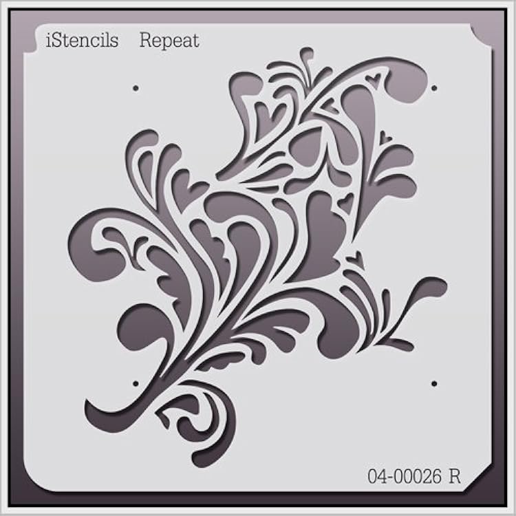 Repeat Wall Stencil 04-00026 R 18 X 18