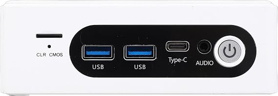 Mini PC, for 12th Generation Alder Lake N, 8+256G, DDR4, LAN, 5G WIFI, Gigabit Ethernet, Small Desktop Computer, Home Office Business Mini Gaming PC US Plug AC 100-240V