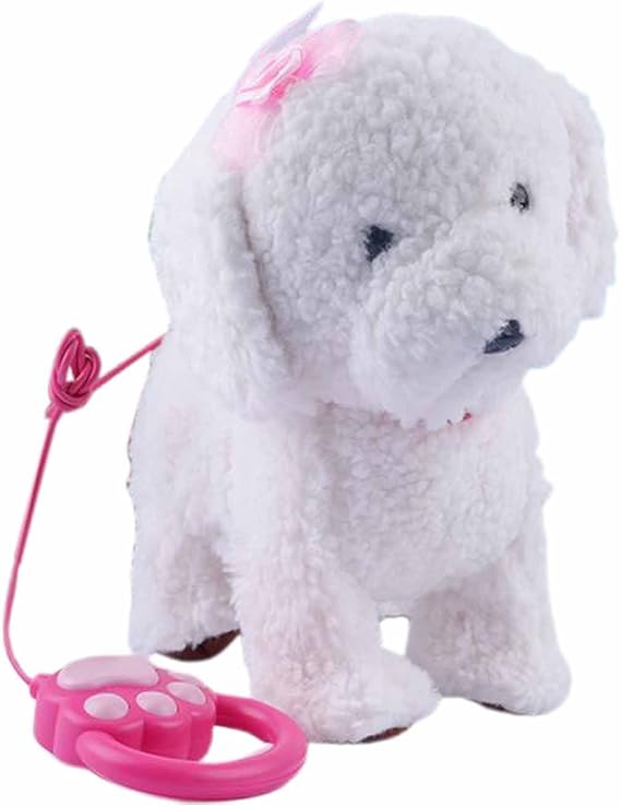 Interactive Robot Dog, Remote Walking Puppy Kit, 11.42x6.69x7.48 Inches Play Aid, Real Pet Style Toy, Birthday Party Accessory with Modern Design, Educational Equipment for Girls Boys and Home Decors