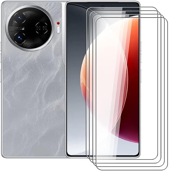 Screen Protector for Tecno Camon 30 Pro 5G (6.78")(4 Pack), 9H Hardness Tempered Glass HD Anti-Scratch, Anti-Fingerprint Film Protective for Tecno Camon 30 Pro 5G