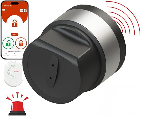 DESi Utopic RX DAHİLİ ALARM SİSTEMLİ Akıllı Kilit - Yapay Zeka Destekli Akıllı Kilit - WiFi Akıllı Köprü