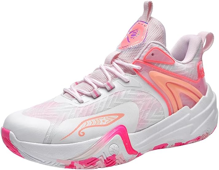 Basketball Shoes for Women Fashion High Top Athletic Sneakers Lightweight Volleyball Shoes Walking Running Outdoor Sport Shoes