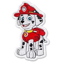 Rescue Dog Marshall, Embroidered Funny Puppy Patch, Iron On (2.6" x 3.9")