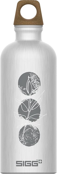 Recycled Metal Water Bottle - Traveller MyPlanet - Made in Switzerland - Carbonated Drinks - Lightweight 20, 34Oz