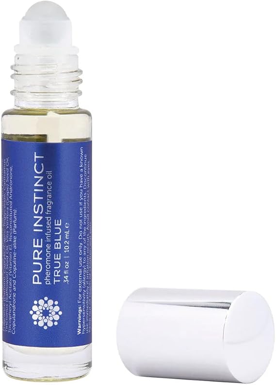Pure Instinct Pheromone Fragrance Oil True Blue - Roll on 10.2 ml | 0.34 Fl. Oz