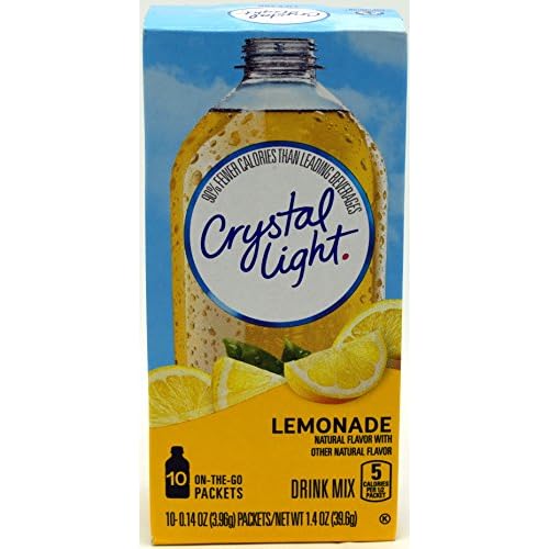 Crystal Light Lemonade, 10 On-the-Go Packets Pack of 8