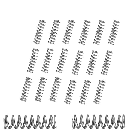 20 Pcs 304 Stainless Steel Compression Springs, 0.5mm x 3mm x 20mm