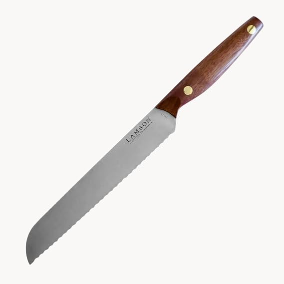 Lamson 8.1 In Vintage Bread Knife with Walnut Handle, Serrated