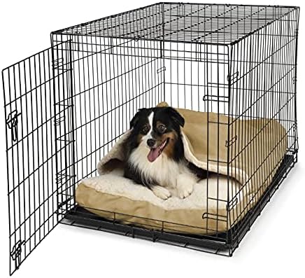 Snoozer Cozy Cave Dog Crate Bed, 23" L x 15" W, Khaki (S)