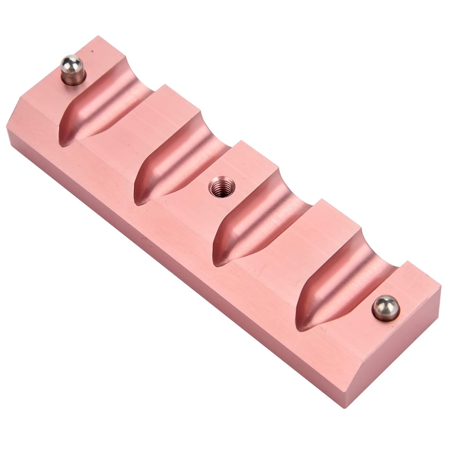 DIY Lipstick Maker, Makeup Cosmetics Lipstick Silicone Making Tool Set Aluminum Alloy Rose Gold Dual Uses Lip Balm Maker Tool 2 Holes 4 Holes