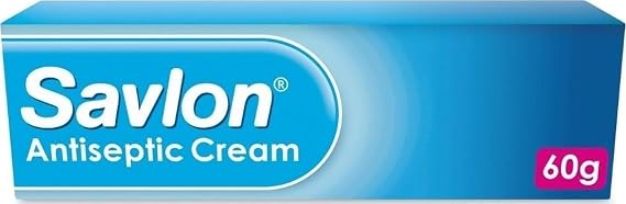 Savlon Antiseptic Cream, 60 g | Soothes minor cuts and wounds, treats spots and sunburn, ideal for nappy rash and skin blisters, family size