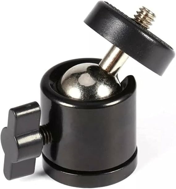 Coverzone Tripod 90° Routing Apparatus 360 Degree Rotatable Head Metal Joint Apparatus Compatible with All Tripods
