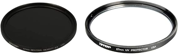 Tiffen 67mm UV and ND Camera Lens Filter Bundle