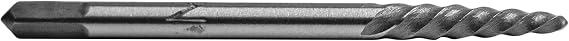 Century Drill & Tool 73401 Spiral Flute Screw Extractor, #1 | .10" shank, 1-7/8" overall length
