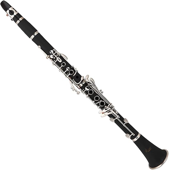 Clarinet Bakelite, 17 Key Orchestra Musical Instruments Descending B Tone Bakelite Clarinet for Classical and Jazz Music