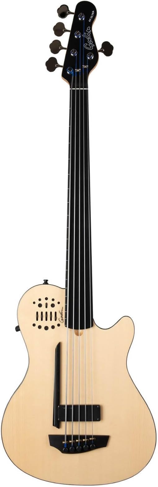 Godin A5 Ultra Fretless Bass Guitar - Natural