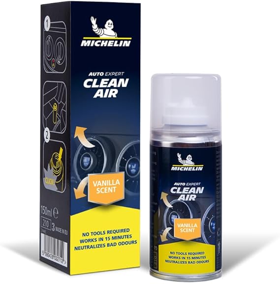 Michelin MC32712 150ml Vanilla Scented Air Conditioner Cleaner Spray
